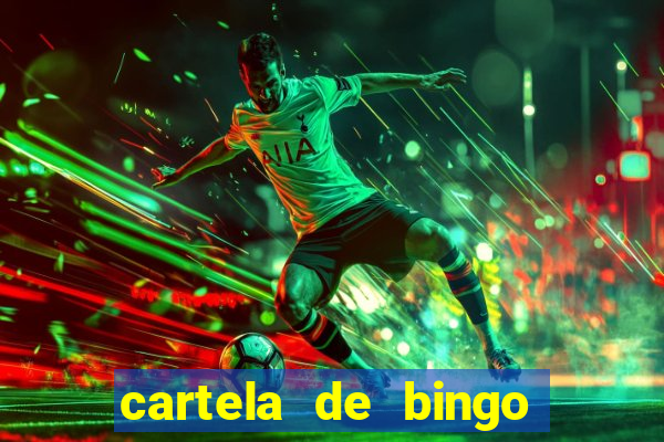 cartela de bingo cha de bebe